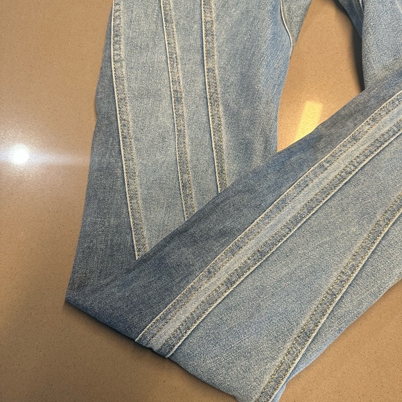 MUGLER Blue Slitted Spiral Jeans US26 - Picture 9 of 17